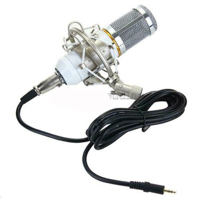Studio & Aufnahme Kondensator-Mikrofon Mic Microfon Weiß De