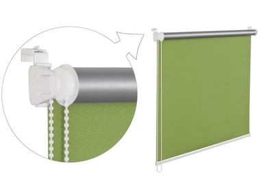Thermorollo Verdunklungsrollo 65x150 cm grün Fensterrollo mit Thermobeschicht...