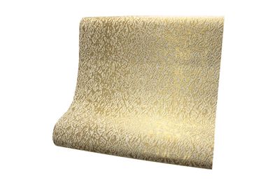 Struktur Vliestapete Textil Stoff Optik creme gold metallic DE120125 Design Id