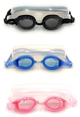 Pegaso Schwimmbrille Taucherbrille Silicon Anti-Beschlag UV + Aufbewahrungsbox