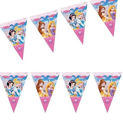 Procos Disney Princess Glamour Plastik Flaggen Banner 2,3 m