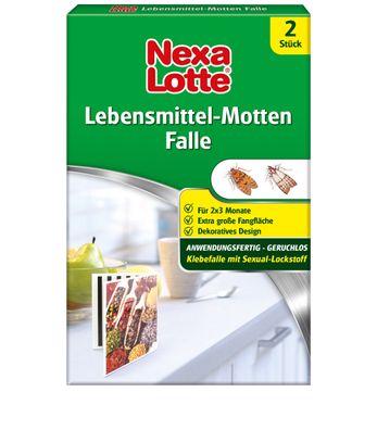 NEXA LOTTE® Lebensmittel-Motten Falle, 2 Stück