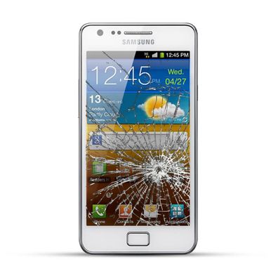 Samsung Galaxy S2 Reparatur LCD Display Touchscreen Glas