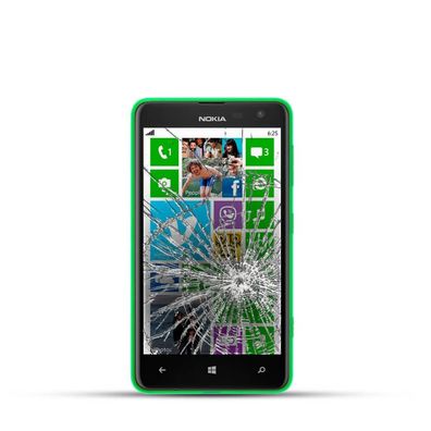 Nokia Lumia 625 Reparatur LCD Display Touchscreen Glas