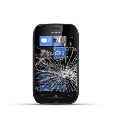 Nokia Lumia 710 Reparatur LCD Display Touchscreen Glas