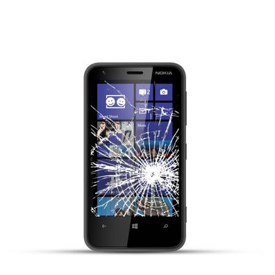 Nokia Lumia 620 Reparatur LCD Display Touchscreen Glas