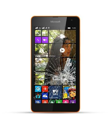Nokia Lumia 535 Reparatur LCD Display Touchscreen Glas