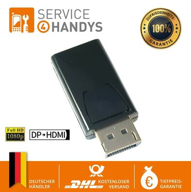 Displayport zu HDMI Adapter 1080P Full HD 1080P DP Stecker auf HDMI Buchse Kabel