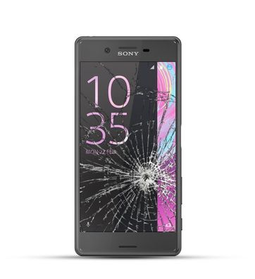 Sony Xperia X Performance Reparatur LCD Display Touchscreen