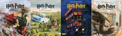 Harry Potter (farbig illustrierte Schmuckausgabe) 1-4 Carlsen Comics, Jim Kay