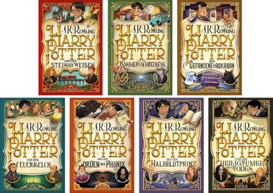 Harry Potter Bücher 1-7 (20 Jahre Harry Potter, J.K. Rowling, Carlsen)