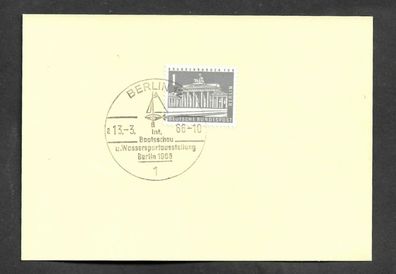 Karte Berlin Int. Bootsbau und Wassersportausstellung Berlin 1966