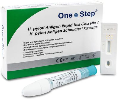 One + Step Helicobacter Pylori Test Antigen Schnelltest (Stuhl) Selbstest für Zuhause