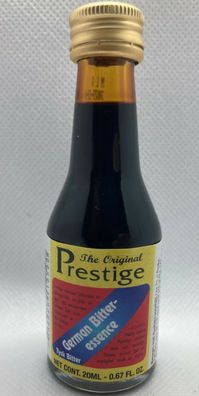 Prestige German Bitter Essenz - 20ml - für 0,75 Ltr. fertige Spirituose - Aroma