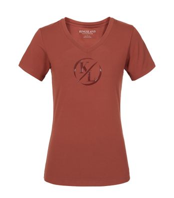 Kingsland olania T-Shirt für Damen Brown Mahogany Sommer 2022