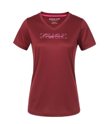 Kingsland olivia T-Shirt für Damen New KL Burgundy Sommer 2022