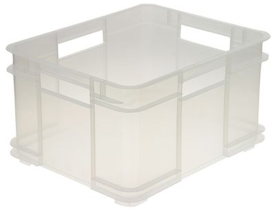 ok Aufbewahrungsbox "Euro Box XL" 28 Liter natur-transparent