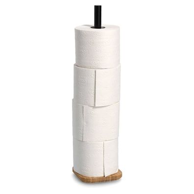Toilettenpapierständer, Ersatzrollenhalter, Bambus, ZELLER