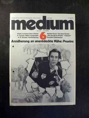 Medium - Zeitschrift für Fernsehen, Film - 6/1979 - Kurzfilm Oberhausen