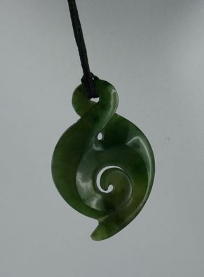 Maori Jade Carving Twist Neuseeland Nephrit Jade