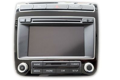 VW Touareg 7P Radio RCD550 RCD 550 MP3 SD CD-Wechsler Touchscreen 7P6035195 D