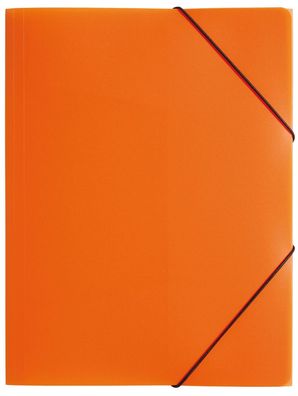 PAGNA Eckspannermappe "Trend Colours" DIN A4 orange transluzent