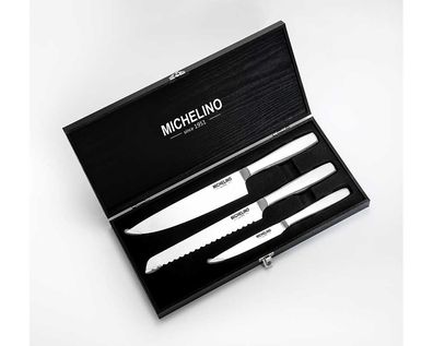 Michelino 4-tlg. Messerset in Geschenkbox Messer-Set Besteck