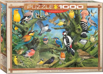 EuroGraphics 6000-0967 John Francis Gartenvögel 1000 Teile Puzzle