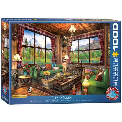 Eurographics 6000-5377 Gemütliche Hütte von Dominic Davison 1000 Teile Puzzle
