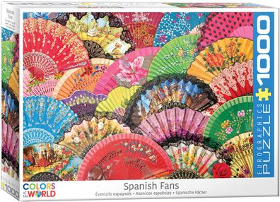 EuroGraphics 6000-5636 Spanische Fächer 1000 Teile Puzzle