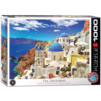 EuroGraphics 6000-0944 Oia auf Santorini Griechenland 1000 Teile Puzzle