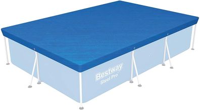 Bestway 58106 Flowclear&trade; PE-Abdeckplane - 304 x 205 cm - für Steel Pro Pools