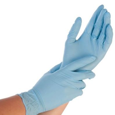 Hygostar Nitril-Handschuhe "Safe Premium" Blau