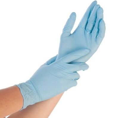 Hygostar Nitril-Handschuhe "Safe Light" Blau | 100 Stück