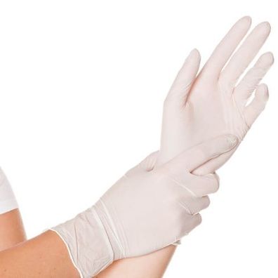 Hygonorm Nitril-Handschuhe "Safe Fit" Weiß | 200 Stück
