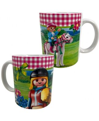 Playmobil Tasse Country ca 320 ml Keramik Mug Becher Kaffeetasse Kabatasse