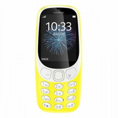 Nokia 3310 16MB Gelb NEU Dual SIM 2,4" Handy Smartphone 16MB RAM TFT QVGA OVP