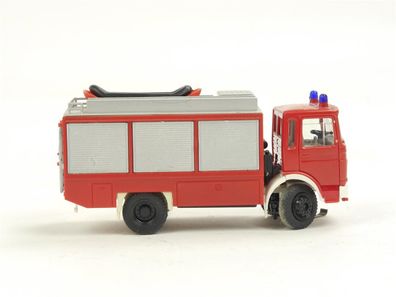 E408 Faller Car System H0 1620 Modellauto MAN Feuerwehr Gerätewagen mit Boot