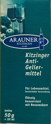 Antigeliermittel - Antigel - Pektinase - Arauner Anti Geliermittel 50 ml