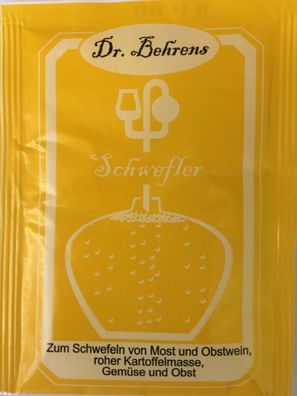Schwefler, Kaliumdisulfit E224 - Schwefelpulver - Konservierungsmittel -
