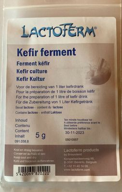 Kefirkultur Lactoferm 5gr Milchsäurebakterien zum fermentieren vonb Milch- Kefir