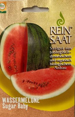 Wassermelone Sugar Baby Samen - Bio Austria - aus biologischem Anbau, Melone