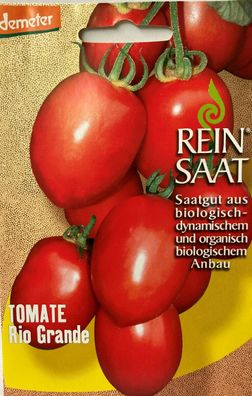 Tomate Rio Grande - Saatgut - Samen Demeter Tomatensamen aus biologischem Anbau