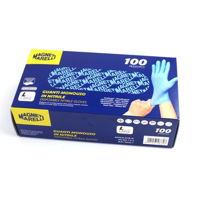 Magneti Marelli Nitril Einweg Handschuhe extra stark blau Gr. L 100 Stück