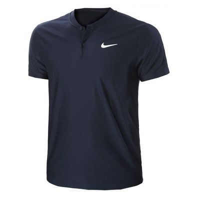Nike Sport T-Shirt Court Dri-Fit Advantage Polo Herren - Dunkelblau