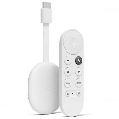 Google Chromecast Google TV Media Streaming Player Smart TV 4K WLAN NEU OVP