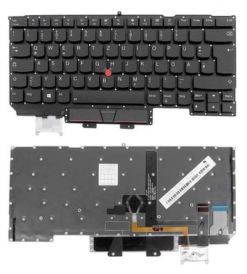 Tastatur Lenovo IBM ThinkPad X1 Carbon Gen 5 2017 DE beleuchtet Beleuchtung