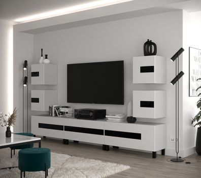 Future 98 Möbel für Wohnzimmer Wohnwand Mediawand Schrankwand Wohnschrank