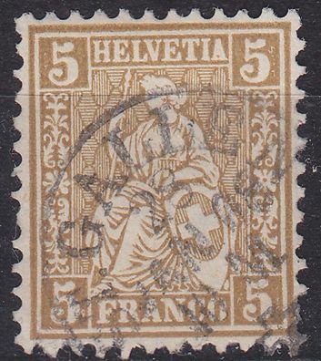 Schweiz Switzerland [1862] MiNr 0022 c ( O/ used )