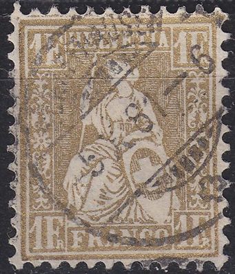 Schweiz Switzerland [1862] MiNr 0028 ( O/ used ) [01]